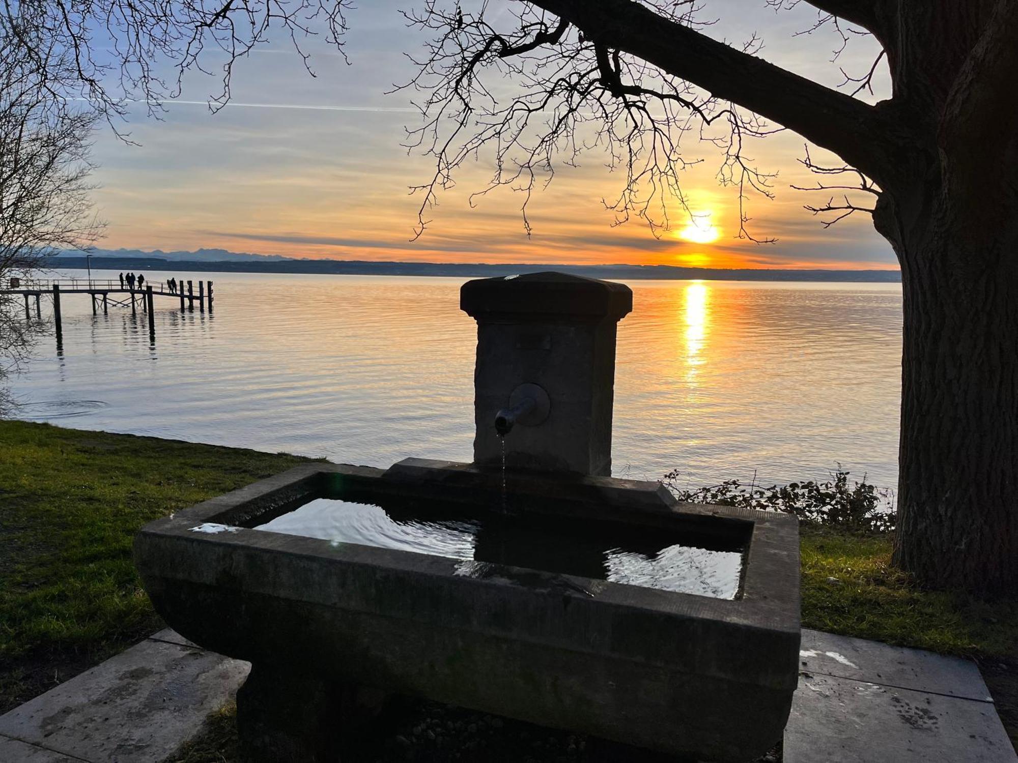 Gaestehaus Am Hafen Meersburg Eksteriør bilde